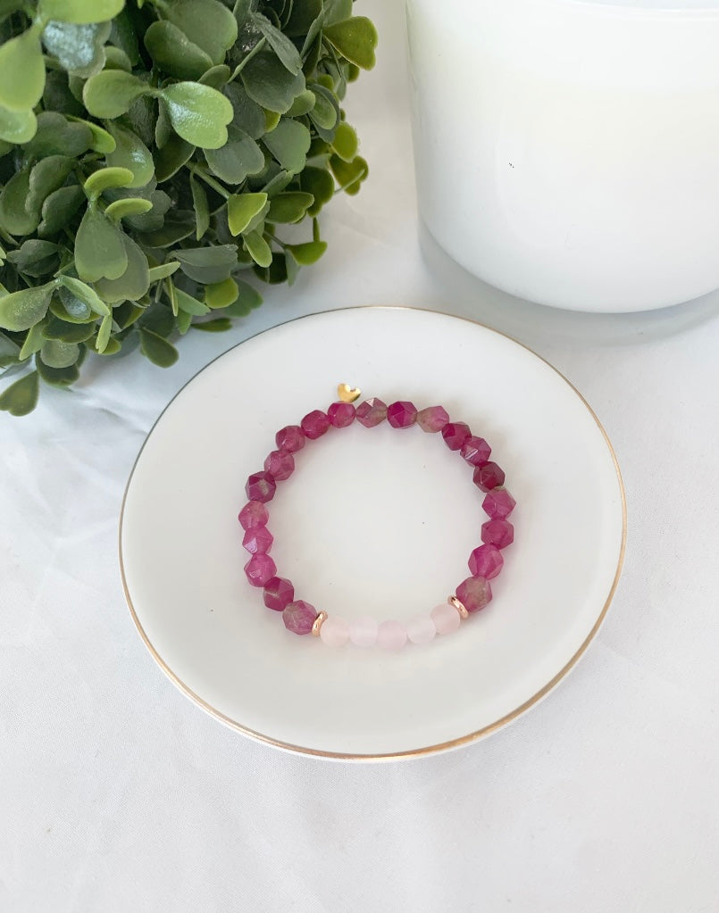 Jade + Rose Quartz