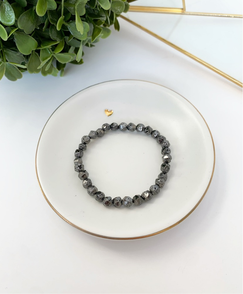Plated Lava Rock - Black