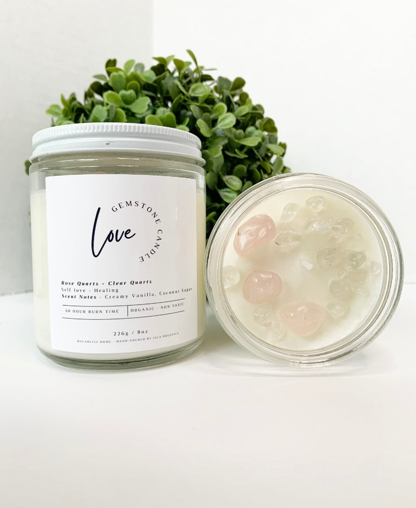 Love Gemstone Candle